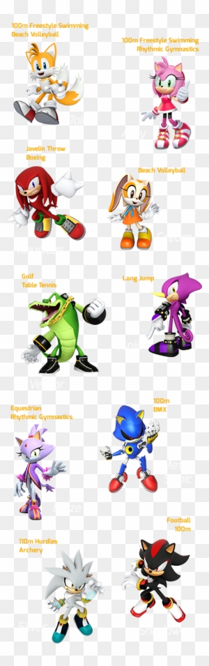 Olympic Games Clipart Football Game - Rio 2016 Characters Mario And Sonic