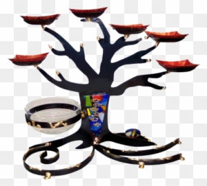 Mixed Metal Black Tree Of Life Seder Plate - Gary Rosenthal Sp25 Tree Of Life Seder Plate