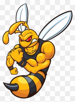 Hornet Bee Yellowjacket Cartoon - Bee Mascot