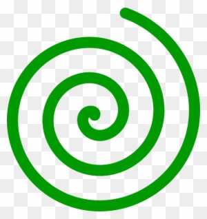 Spiral Green Clip Art At Clker - Green Spiral Png