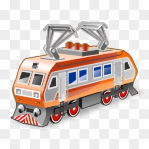 Cable Car Clip Art - Locomotive Icon