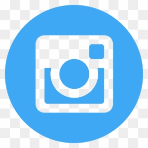 Instagram, Rounded Icon Free Of Rounded Social Media - Instagram Logo Png Blue