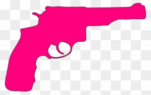 Pistol Clipart Pink Gun - Gun Cross Stitch Pattern Free