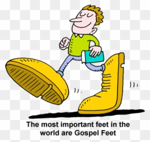 big feet man