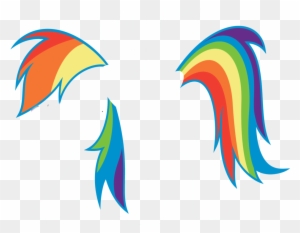 Rainbow Dash Mane Tail By Minty The Art Fox - Rainbow Dash Mane And Tail