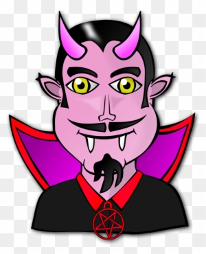 Vampire Teeth Clipart - Scary Vampire Cartoon Face