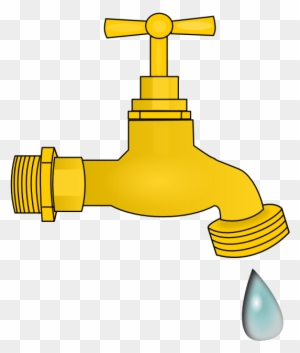 Free Water Faucet Clip Art - Water Spigot Shower Curtain
