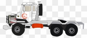 Used Truck03 Clip Art At Clker Gambar Animasi Truk Trailer Free Transparent Png Clipart Images Download