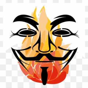 Heat Fire Cliparts 29, Buy Clip Art - Anonymous Mask T Shirt