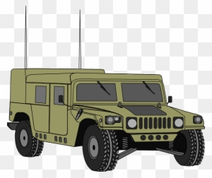 Free Vector Hummer Clip Art - Military Vehicle Clip Art