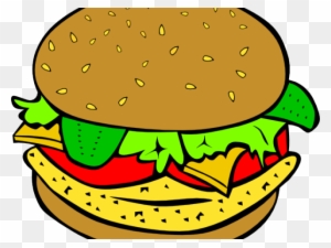 Animated Food Cliparts - Hamburger Clip Art