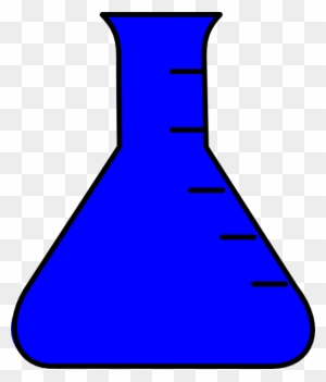 Blue Flask Clip Art - Data Collection