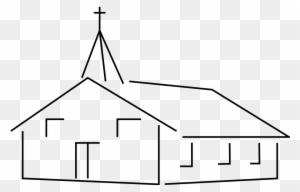 Church Building Clipart, Vector Clip Art Online, Royalty - Church Clipart Black And White