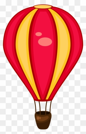 Hot Air Balloon Cartoon Illustration - Transportation Cartoon