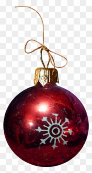 Boule De Noël Rouge - Christmas Ornament