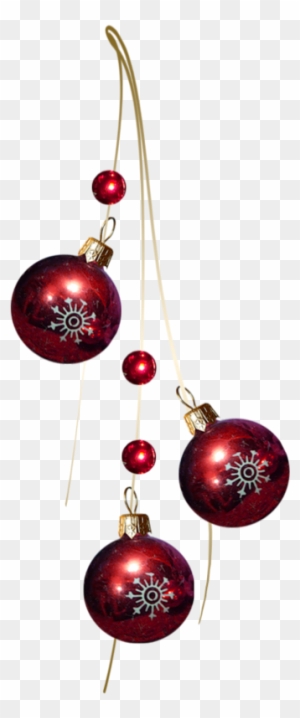 Boules De Noël Rouge - Christmas Ornament