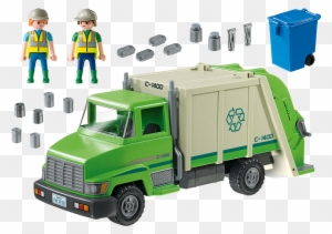 recycling truck playset
