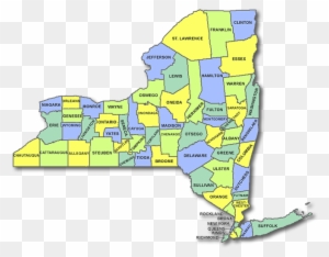 This Is A New York State Map - Map Of New York