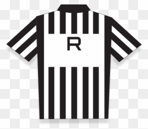 Football Referee Shirt - Referee T Shirt Vector - Free Transparent PNG  Clipart Images Download