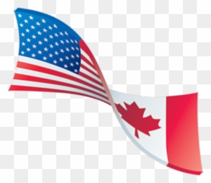 Truckboss Is Manufactured In The Usa And Canada - American Canadian Flag Png