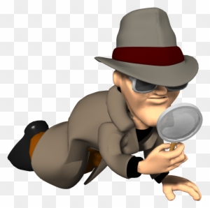 Sherlock Holmes Clipart Kid Detective - Inspector Gif - Free Transparent  PNG Clipart Images Download