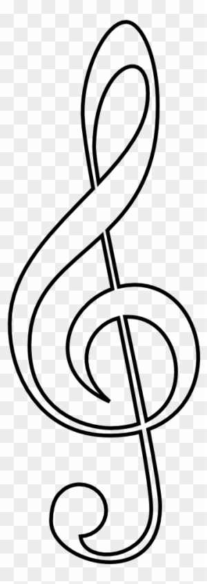 Onlinelabels Clip Art - Drawing Of A Music Note