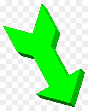 Clip Art - Green Arrow Pointing Down