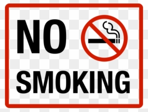 No Smoking Icon And Text Png Images - Printable Non Smoking Sign
