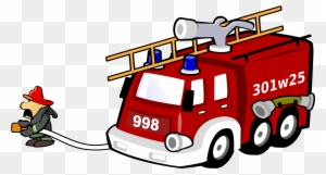 Fire Engine Cartoon Pictures - Fireman Car