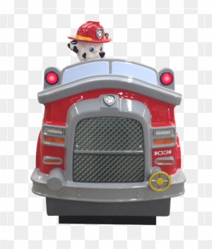 Paw Patrol Kiddie Ride - Paw Patrol Marshall Fire Truck Cartoon