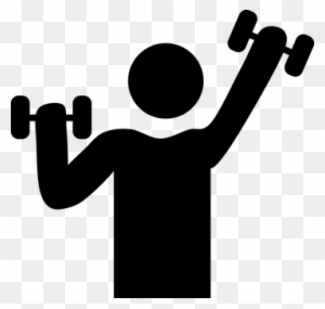 Dumbbells Weights Workout Symbol Fitness C - Weights Png - Free ...
