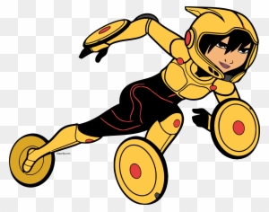 Gogo Tomago Run Png Clipart - Big Hero 6 Coloring Page