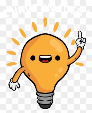 Cartoon Light Lamp Clip Art - Light Bulb Cartoon Png