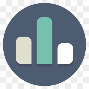 Open - Chart Icon Circle Png