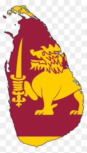 Sri Lankan Map Clipart - Sri Lanka Flag Country
