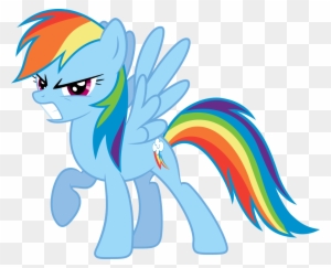 Rainbow Dash My Little Pony - Mlp Elements Of Insanity Rainbine