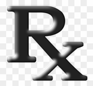 Rx Pharmacy Symbol Black Roman - Pharmacy Logo Rx Png