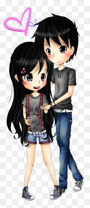 Anime Love Couple Png Transparent Image - Transparent Cartoon Love Png -  Free Transparent PNG Clipart Images Download