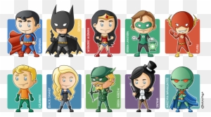Justice League Minigeeks By Costalonga - Justice League Characters Chibi