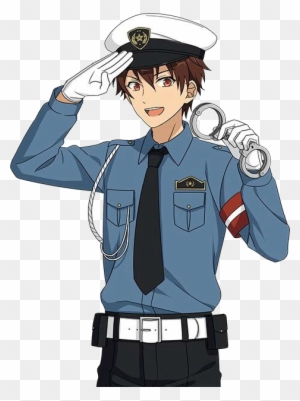 Chiaki Morisawa Full Render - Police Officer Anime Transparent
