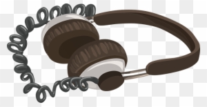 Headphones Headset Earphones Audio Sound T - Animasi Headset