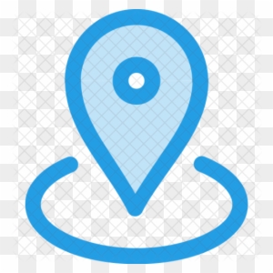 Police Station Map Pointer Icon Marker Gps Vector Image - Mpa Pin Icons Png Blue