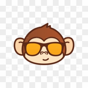 Png/monkey Emoticon-05 - Cute Monkey Face Cartoon