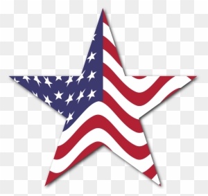 Big Image - Star With American Flag