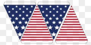 Get It Now - American Flag Bunting Printable