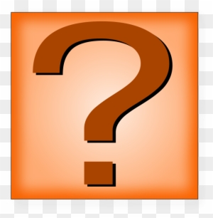Question Mark Orange Button Clip Art - Cafepress Trivia Joke Coffee Tray