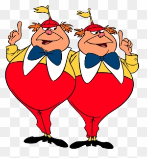 Hahahahow Have We Not Done This One Before @mrsilverscott - Alice In Wonderland Tweedle Dee And Tweedle Dum