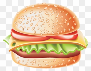 Hamburger Png Clipart - Panini Fast Food Clipart