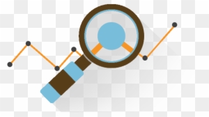 Seo Analysis Magnifying Glass Header Image - Planning Clipart