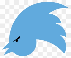 Social Media Beak Blue Bird Sky Leaf - Twitter Logo Upside Down Social Media Beak Blue Bird Sky Leaf - Twitter Logo Upside Down